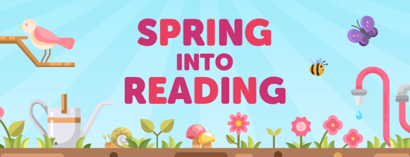 Spring into Reading banner